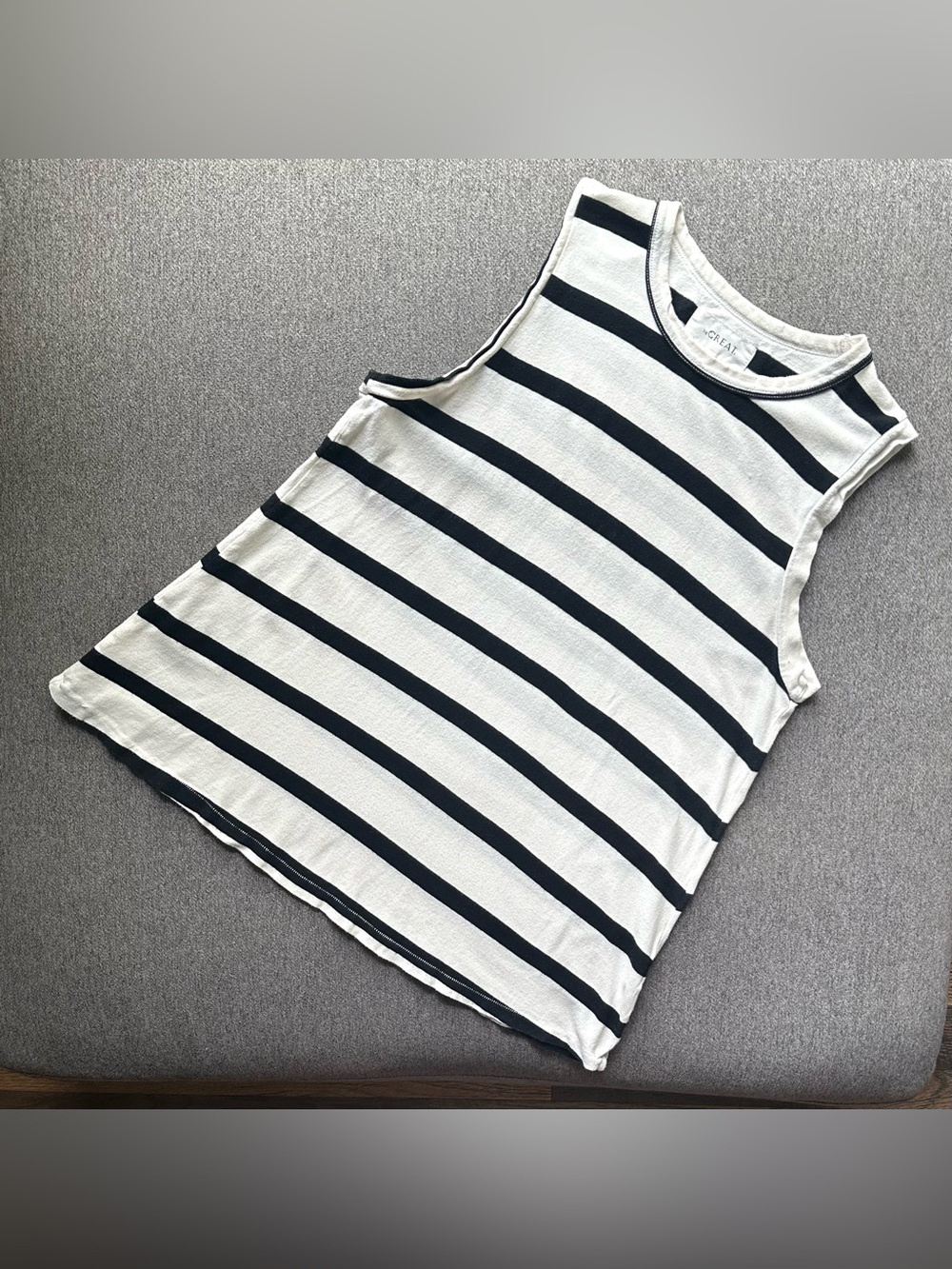 The Great. Striped Tank Top Size 2